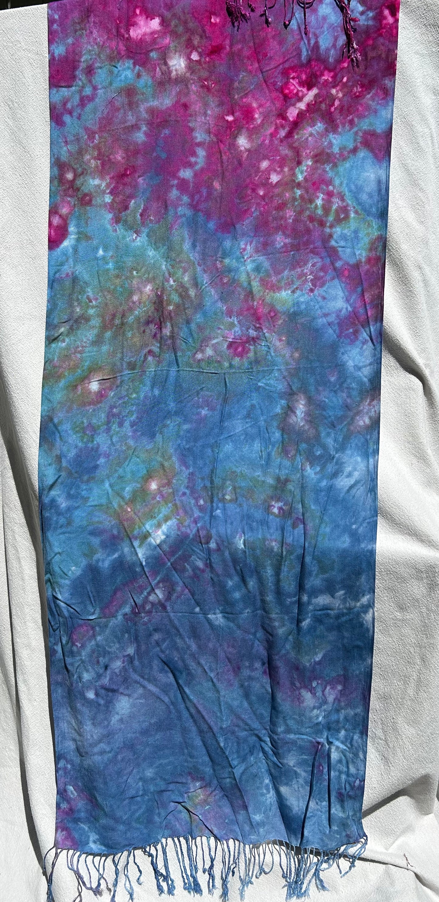 Purple and deep blue scarf (#5)