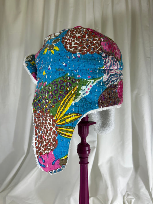 Quilty Trapper Hat 17